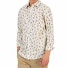 Casual Button-Down Shirts * | Club Room Men'S Monan Floral Shirt, Created For Macy'S Bright White