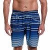 Swimwear * | Nike Men'S Big & Tall Fade Stripe Breaker 9 Swim Trunks