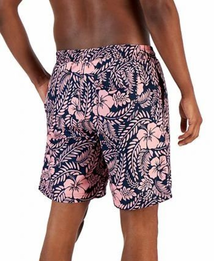 Swimwear * | Club Room Men'S Johnson Swim Trunks, Created For Macy'S