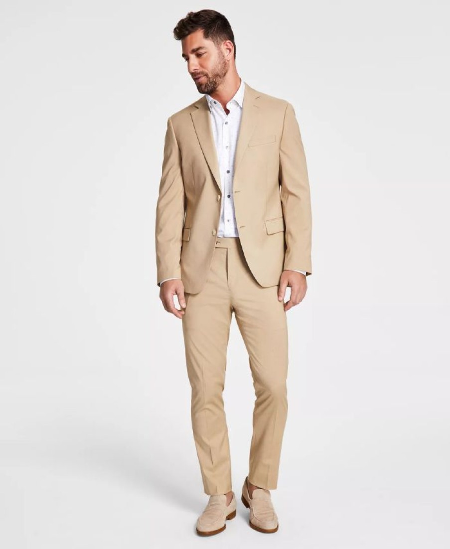 Suits & Tuxedos * | Alfani Men'S Slim-Fit Stretch Solid Suit Separates, Created For Macy'S