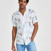 Casual Button-Down Shirts * | Inc International Concepts Men'S Jason Classic-Fit Short-Sleeve Abstract Print Camp Shirt, Created For Macy'S